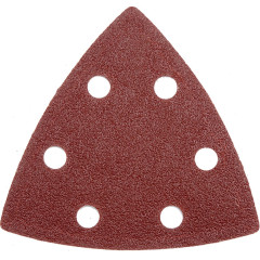 Насадка для резака MATRIX треугольник с липучкой 93мм, Р 240, 5 шт (73866)