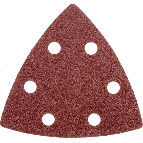 Насадка для резака MATRIX треугольник с липучкой 93мм, Р 240, 5 шт (73866)