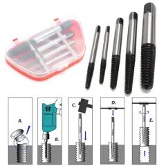 Набор экстракторов FIT для шурупов 5 шт (36434)