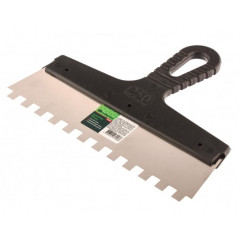 Шпатель СИБРТЕХ зуб. нерж. 250мм/10х10мм (85500)