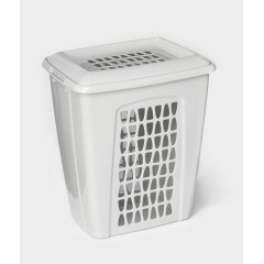Корзина для белья 45 л прямоуг. «Молетта», светло-серая (9197468)