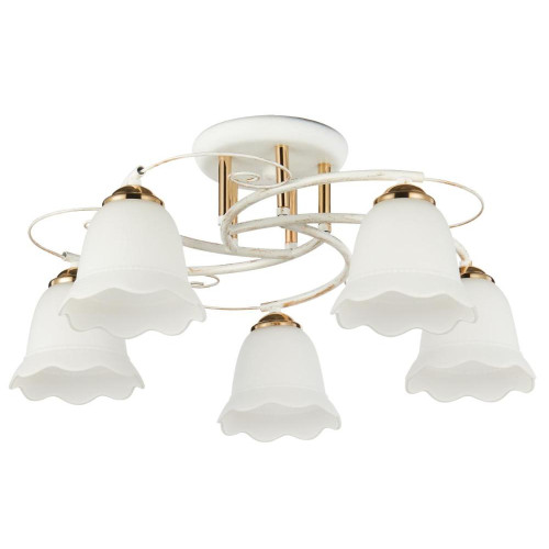 Светильник ЭкономСвет 13213/5WT GD WT