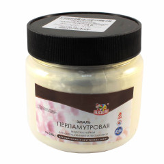 Эмаль универсальная OLECOLOR акриловая перламутровая золотой жемчуг 0,1 кг