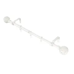 Карниз Ле-Гранд кованный 1,6-3,0м (1ряд) D16/19 белый, ажур (5)