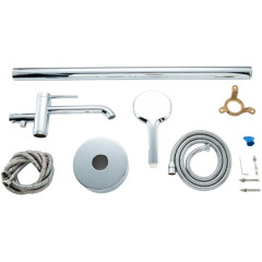 Смеситель напольный для ванны GAPPO G3006 хром