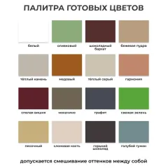 Краска Veres Facade для деревянных фасадов акриловая Графит 2,7 л