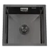 Мойка нерж. врезная DIADONNA 44х44, серый графит, DS4444B (507950)