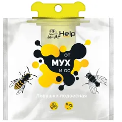 Ловушка HELP для мух и ос, 21x21см (80105)