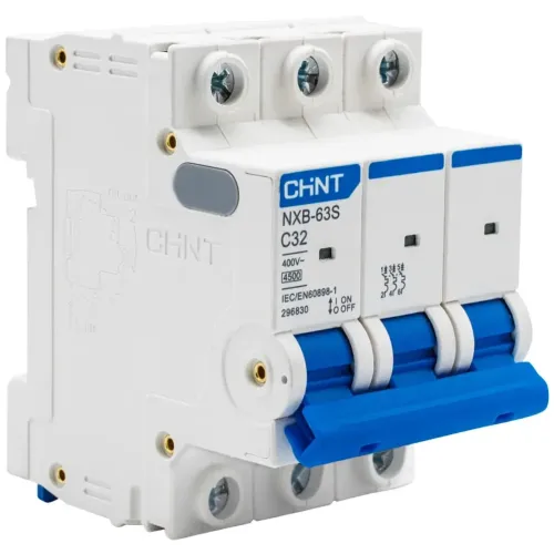 Выключатель автоматический 3-пол. 32A C 4,5кА NXB-63S (R) CHINT 296830
