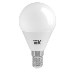 Лампа E14 светодиод.5Вт 4000К IEK Р45 шар (450Lm)
