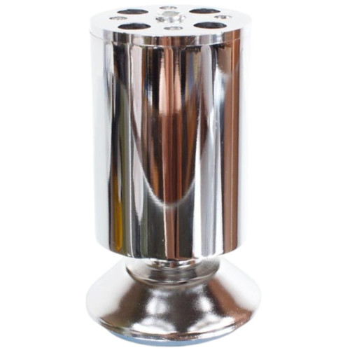 Опора мебельная регулируемая 50*100мм хром(ЦБ020887)