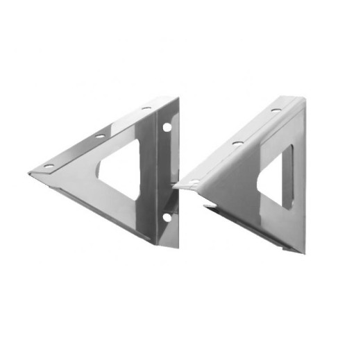 Дымоход консоль К2 L-330 нержавеющая сталь комп. 2шт (Феррум)