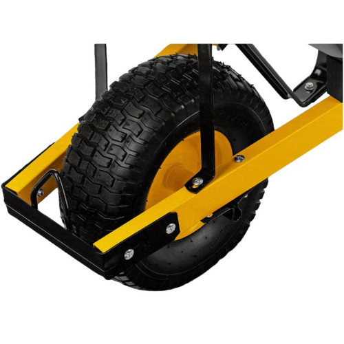 Тачка садово-строительная 140л/230кг Denzel 1 колесная 15х6.00-6, усиленная (68999)