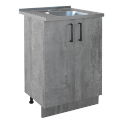 Стол под мойку EVA GOLD 60 светлый цемент