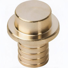 Заглушка аксиальная латунная GAPPO ф 16 мм