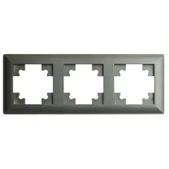 Рамка 3-пост Катрин графит PFR00-7003-06