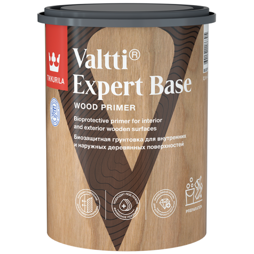Грунт-Антисептик Тиккурила ВАЛТТИ ЭКСПЕРТ для дерева Бесцветный  0,9 л