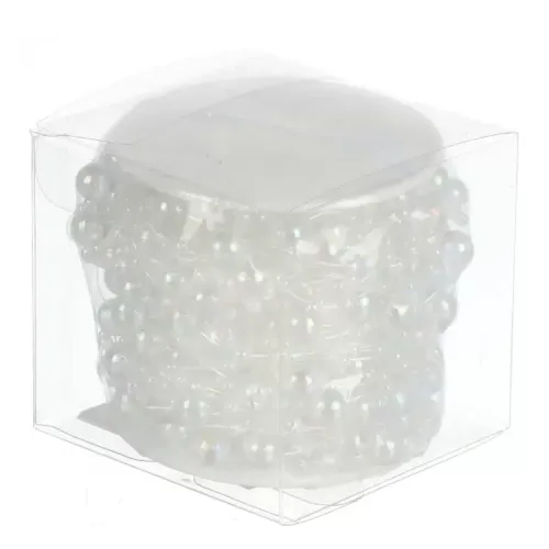 Бусы новогодние 1500см Капли росы прозрачные Y4-9346 (502795)