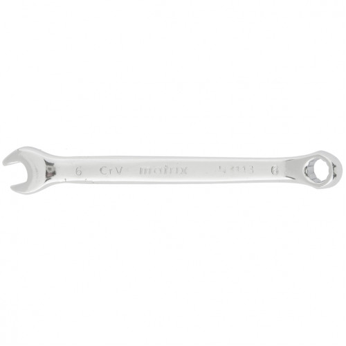 Ключ гаечный комб. MATRIX полированный хром 06мм, CrV (15150)