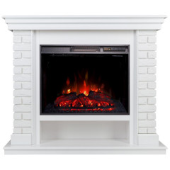 Камин электрический BRIXTON 25 5 WT-P511 + SPARTA 25.5 S LED NT (SPT25.5)