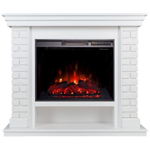 Камин электрический BRIXTON 25 5 WT-P511 + SPARTA 25.5 S LED NT (SPT25.5)