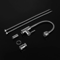 Смеситель для кухни SOLONE EZA4-A090, нерж. сталь, ф 35