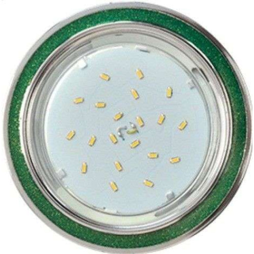 Свет. точ. ECOLA DL3901 GX53-H4 изумрудный блеск/хром FG53GRECB(645315)(*1)