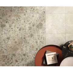 Плитка керамогранит 600*600 VITRA CityStone Травертин Клауд Матовый R10A 7Рек (за 1 м2)