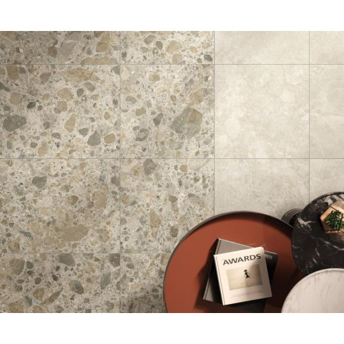 Плитка керамогранит 600*600 VITRA CityStone Травертин Клауд Матовый R10A 7Рек (за 1 м2)