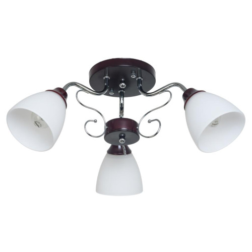 Светильник ЭкономСвет 50640/3CR+BR WT