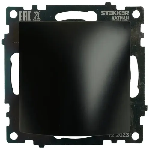 Розетка вывода кабеля Катрин черный GLS00-7116-05