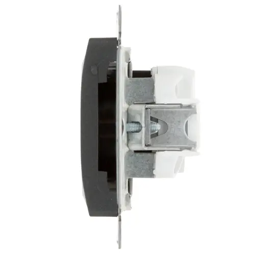 Розетка 2P GLOSSA антрацит GSL000741