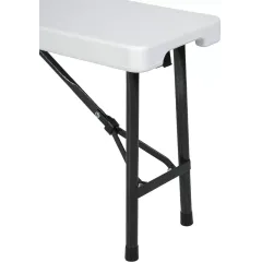 Скамья садовая Green Days 180*25*43см белая YTHD211 (510750)