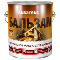 Бальзам Акватекс, натуральное масло для древесины ПАЛИСАНДР 0,75л