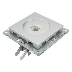 Розетка PC UNIVersal Афина, серебро A0051-S