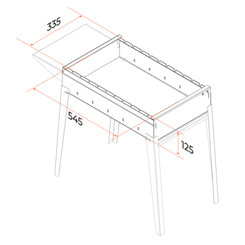 Мангал GRATAR Классика МКЛ 600