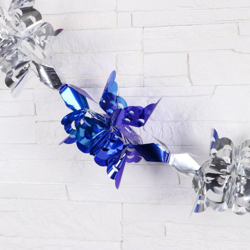 Мишура-гирлянда растяжка Квадрат узор 18*180см (702492)