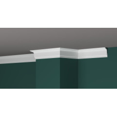 Плинтус потолочный ПРАЙМДЕКОР R-80 XPS 70/35  (75)