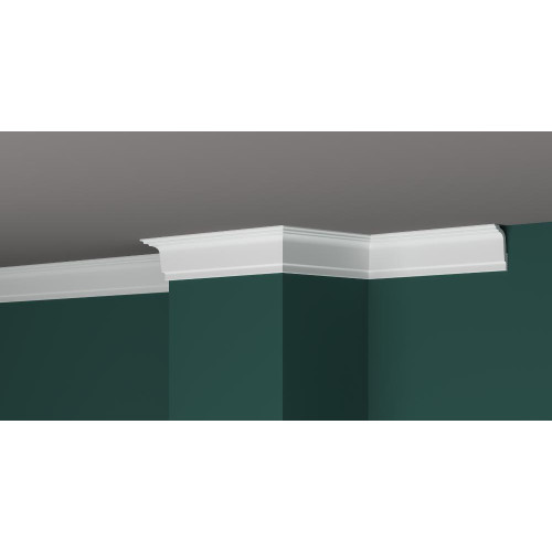 Плинтус потолочный ПРАЙМДЕКОР R-80 XPS 70/35  (75)