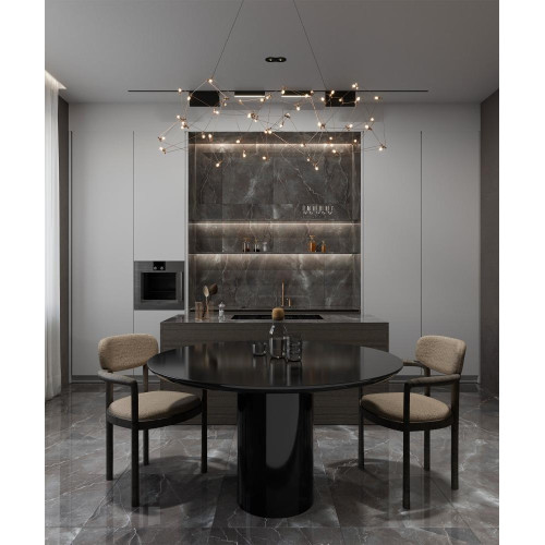 Плитка керамогранит 600*600 ARCADIA Pulpis Nero (за м2) 1,44м2 в уп.