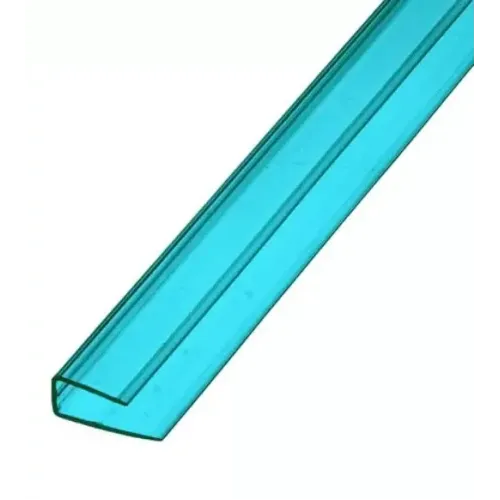 Поликарбонат сот. U-профиль 4мм, 2.1м бирюза
