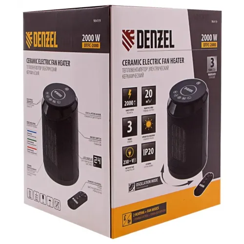 Тепловентилятор DENZEL DTFC-2000 (96419)