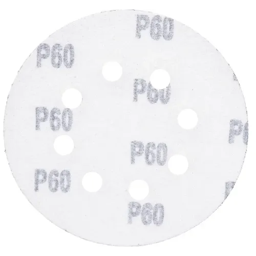 Круг шлиф. ВОЛАТ перф. 125мм, Р 60, 10шт (80010-60)
