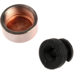 Держатель для зеркала ТУНДРА LIGHT, d=17 мм, без сверления, цвет медь, пластик, 4 шт. 9438929