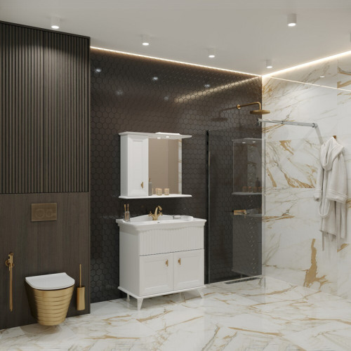 Шкаф с зеркалом EVA GOLD 85 