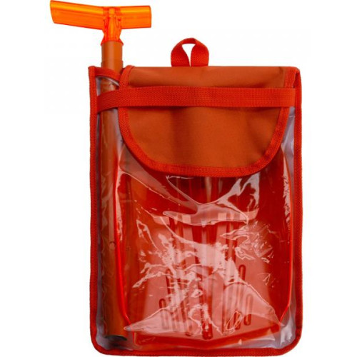 Лопата снеговая ЭТАЛОН TRANSFOR поликарбонатная 225х340, h=720/940мм (GPLP002)