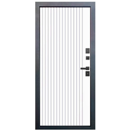 /Дверь метал. PROTERMA 12 см МДФ/МДФ, Винорит Патина/Рельеф белый (2050*860, Правая)