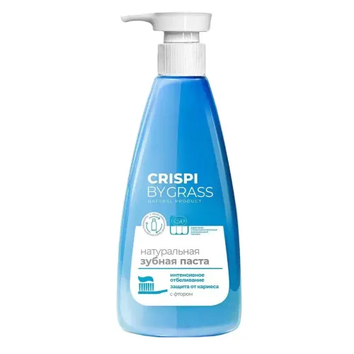 Зубная паста Crispi. Отбеливающая (флакон 250мл) (125724)