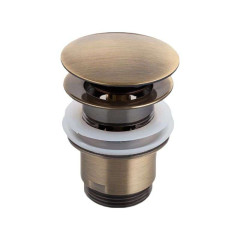 Донный клапан для раковины FRAP F60-4 бронза