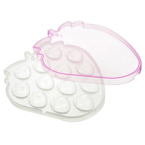 Форма для льда c крышкой клубника R2613A (892-012)
